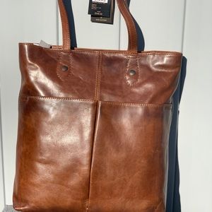 Frye Melissa simple tote , cognac. Large.leather.
